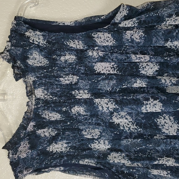 Joie Baltic Print Sleeveless Smocked Mini Dress Flowy Medium Party - Picture 3 of 7